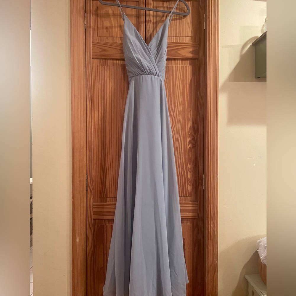 Blue dress